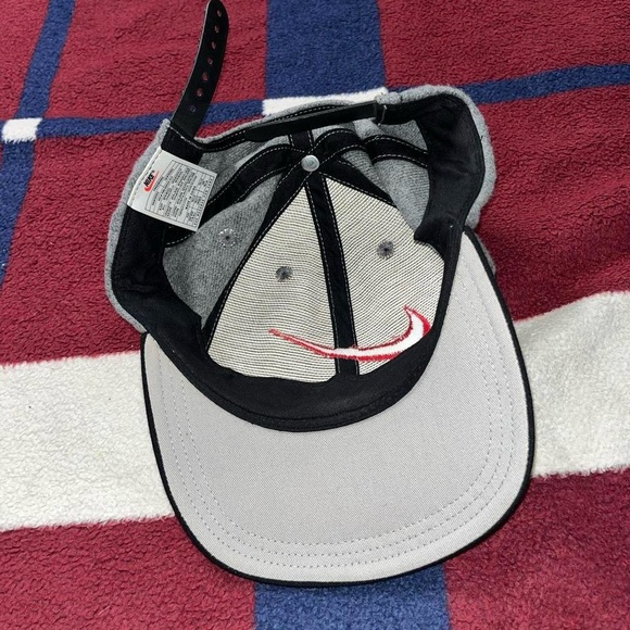 Vintage Rare Ohio State Buckeyes Nike Team Sports Snapback Hat Cap Swoosh grey - Picture 4 of 5